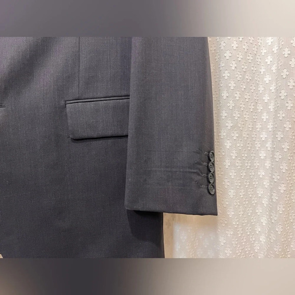 Milano Moda 100% Wool Men's Suit Jacket 42L - Picture 3 of 10